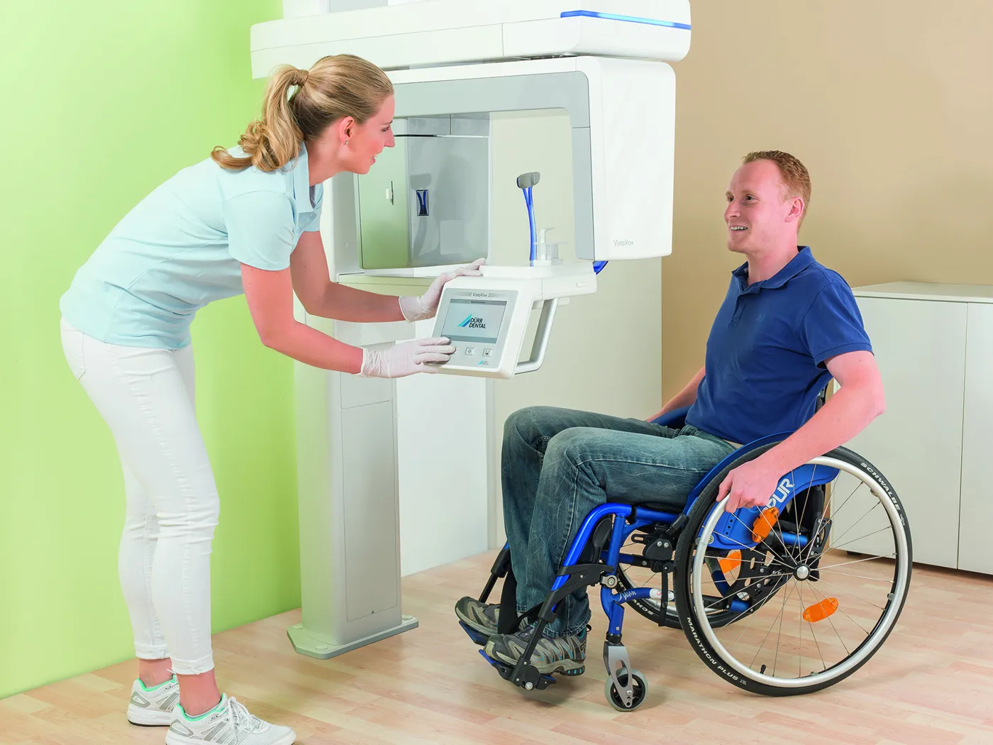 Accès en fauteuil roulant